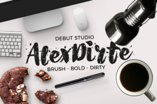 AlexDirte Brush Fonts: Adding Grit and Character to Your Designs