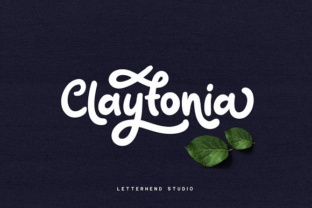 Claytonia: A Bold Script Typeface for Creative Expression
