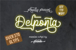 Delponta Script: The Elegant Typeface for Modern Expression