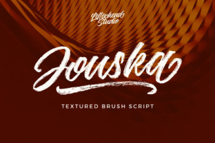 Discover the Unique Charm of Jouska: A Textured Brush Script