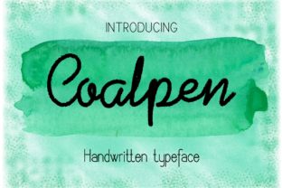 Embracing the Elegance of Coalpen: A Fine Handwritten Typeface