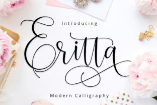 Eritta: A Modern Calligraphy-Style Font for Elegant Designs