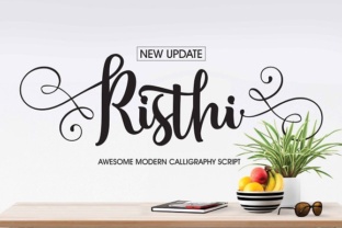 Exploring Risthi: A Modern Handwritten Script Font