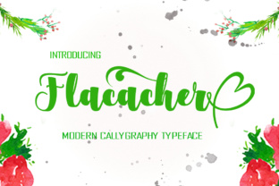 Flacacher: A Modern, Thick Handdrawn Script for Creative Expression