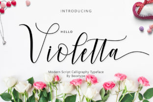Hello Violetta: A Modern Handcrafted Script