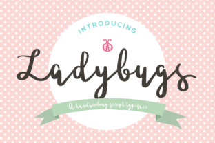 Ladybugs: A Charming Handwritten Script