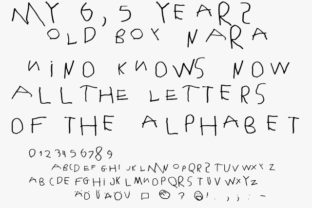 Naranino: A Font from Childhood, Incorporated