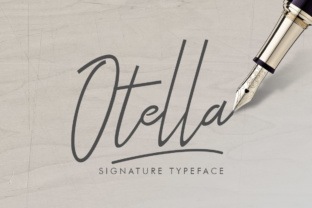 Otella Signature: A Thin, Fresh Typeface with Distinctive Character