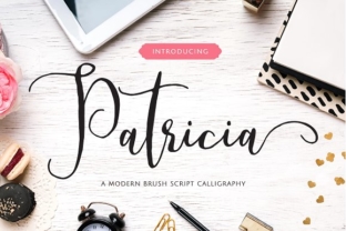 Patricia: A Delicate and Elegant Calligraphy Script