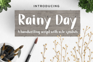 Rainy Day: A Handwritten Script Font for a Calm and Relaxed Vibe