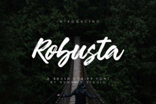 Robusta: A Versatile Brush Script Font for Creative Projects